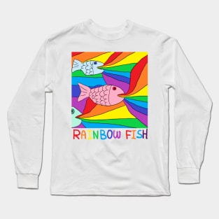 rainbow fish Long Sleeve T-Shirt